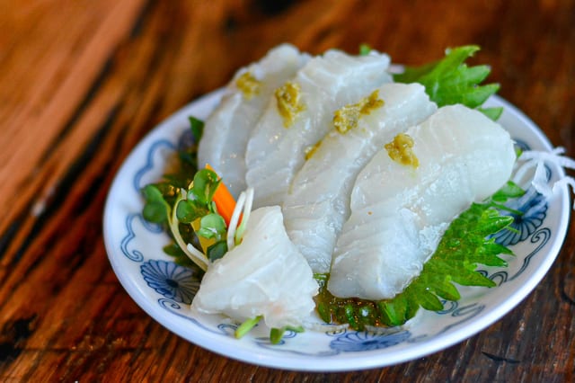 Sashimi | Halibut.