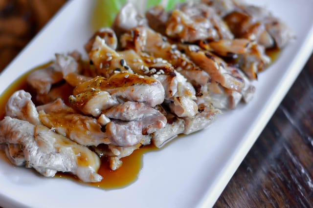 Chicken Teriyaki Tapas.