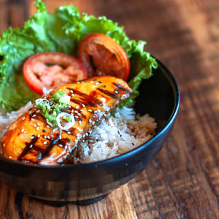 Salmon Teriyaki Bowl