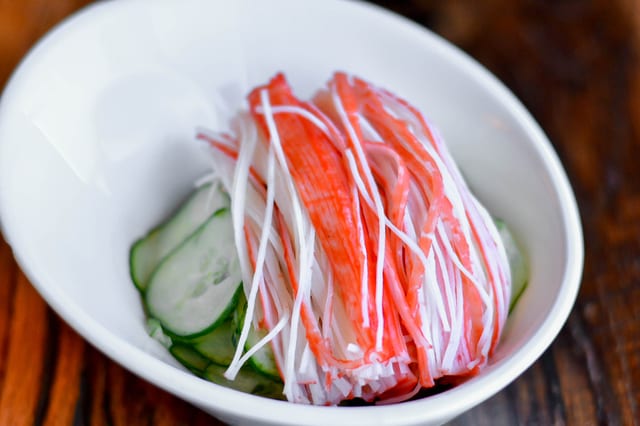Sunomono with Krab.