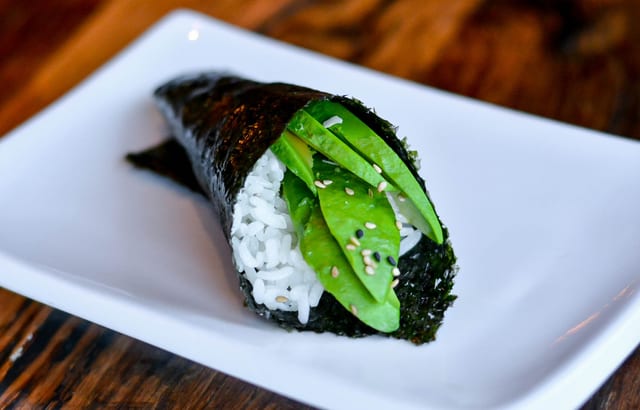 Avocado Hand Roll.